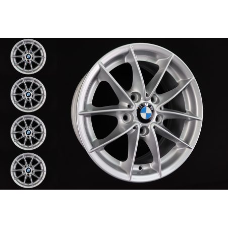 Felgensatz: Original BMW 3er E90 E91 E92 16 Zoll Alufelgen 7Jx16 ET31 5x120